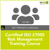 Certified ISO 27005 ISMS Risk Management Training Course