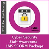 Information Security and Cyber Security Staff Awareness – LMS SCORM Package