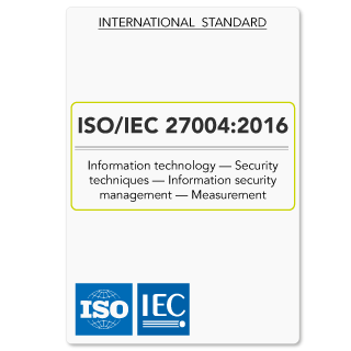 ISO/IEC 27004 2016 standard