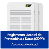 Aviso de privacidad del RGPD