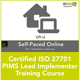 Certified ISO 27701 PIMS Lead Implementer Self-Paced Online Training Course 