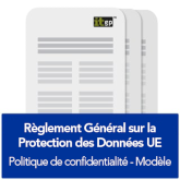 Modèle de politique de confidentialité - RGPD