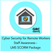 Cyber Security for Remote Workers Staff Awareness – LMS SCORM Package