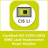 Certified ISO 27001:2022 ISMS Lead Implementer exam voucher 