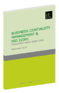 Business Continuity Management & ISO 22301 FAQ