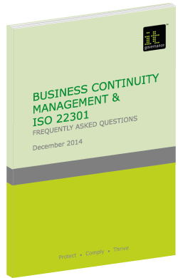 Business Continuity Management & ISO 22301