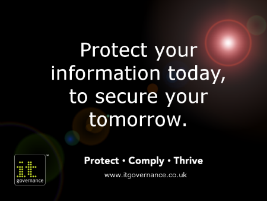 Protect your information today to secure your tomorrow