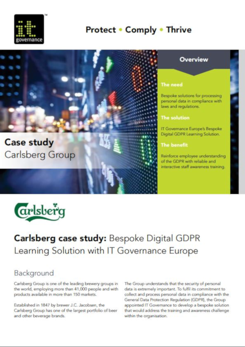 Achieve GDPR compliance with ISO 27001