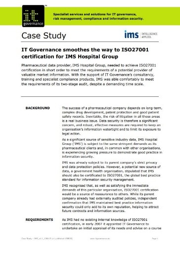 Achieve GDPR compliance with ISO 27001