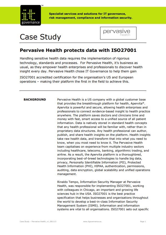 Achieve GDPR compliance with ISO 27001