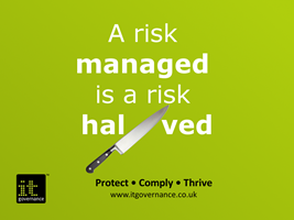 A risk managed is a risk halved