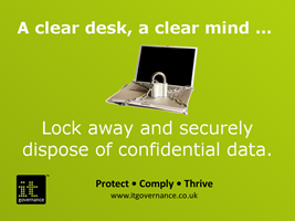 Lock away and securely dispose of confidential data
