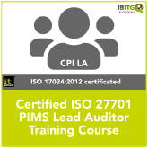 Certified ISO 27701 PIMS Lead Auditor Training Course