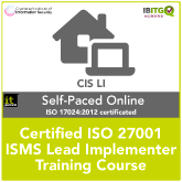 Certified ISO 27001 ISMS Lead Implementer Self-Paced Online Training Course