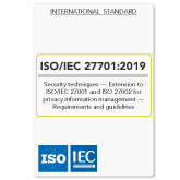 ISO/IEC 27701 2019 standard
