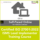 Certified ISO 27001:2022 ISMS Lead Implementer Self-Paced Online Training Course 