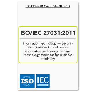 ISO/IEC 27031 2011 Standard