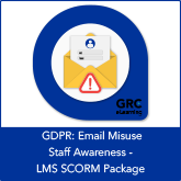GDPR: Email Misuse Staff Awareness – LMS SCORM Package